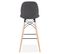 Tabouret De Bar Scandinave "jelena" 111cm Gris Foncé