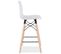 Tabouret De Bar Design "marlina" 108cm Blanc