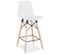 Tabouret De Bar Design "marlina" 108cm Blanc