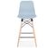 Tabouret De Bar Design "marlina" 108cm Bleu