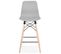 Tabouret De Bar Design "marlina" 108cm Gris