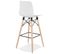 Tabouret De Bar Design "marlina" 112cm Blanc