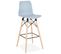 Tabouret De Bar Design "marlina" 112cm Bleu