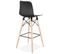 Tabouret De Bar Design "marlina" 112cm Noir