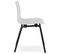 Chaise Design "sparkling" 81cm Blanc et Noir