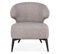 Fauteuil Design Lounge "hera" 72cm Gris et Noir