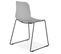 Chaise Design "mandreo" 82cm Gris et Noir