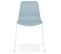 Chaise Design "mandreo" 82cm Bleu et Blanc