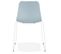 Chaise Design "mandreo" 82cm Bleu et Blanc