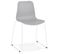 Chaise Design "mandreo" 82cm Gris et Blanc