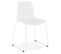 Chaise Design "mandreo" 82cm Blanc