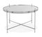 Table D'appoint Design Ronde "keops" 63cm Argent