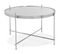 Table D'appoint Design Ronde "keops" 63cm Argent