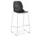 Tabouret De Bar "layvin" 111cm Noir et Chromé