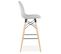 Tabouret De Bar Scandinave "jelena" 111cm Gris