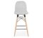 Tabouret De Bar Scandinave "jelena" 107cm Gris