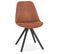 Chaise Design Scandinave "rony" 84cm Marron et Noir