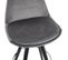 Tabouret De Bar "caneo" 97cm Gris et Noir