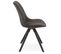 Chaise Design Scandinave "rony" 84cm Gris et Noir