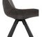 Chaise Design Scandinave "rony" 84cm Gris et Noir