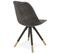 Chaise Vintage "kili" 83cm Gris Foncé et Noir