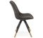 Chaise Vintage "kili" 83cm Gris Foncé et Noir