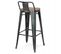 Tabouret De Bar Design "kary" 94cm Noir