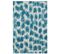 Tapis De Salon Moderne Tissé Plat Taki En Polyester - Bleu Turquoise - 80x150 Cm