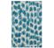 Tapis De Salon Moderne Tissé Plat Taki En Polyester - Bleu Turquoise - 140x200 Cm