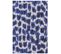 Tapis De Salon Moderne Tissé Plat Taki En Polyester - Bleu Marine - 80x150 Cm