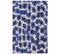 Tapis De Salon Moderne Tissé Plat Taki En Polyester - Bleu Marine - 140x200 Cm