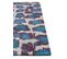 Tapis De Salon Moderne Tissé Plat Taki En Polyester - Bleu Canard - 140x200 Cm