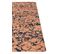 Tapis De Salon Moderne Tissé Plat Gloom En Polyester - Orange - 140x200 Cm