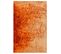 Tapis De Salon Moderne Tissé Plat Stew En Polyester - Orange - 80x150 Cm