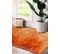 Tapis De Salon Moderne Tissé Plat Stew En Polyester - Orange - 140x200 Cm