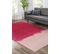 Tapis De Salon Moderne Tissé Plat Burst En Polyester - Rose - 140x200 Cm