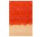 Tapis De Salon Moderne Tissé Plat Burst En Polyester - Orange - 80x150 Cm