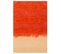 Tapis De Salon Moderne Tissé Plat Burst En Polyester - Orange - 200x280 Cm