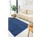 Tapis De Salon Moderne Tissé Plat Gloom En Polyester - Bleu - 170x240 Cm