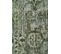 Tapis De Salon Moderne Tissé Plat Crown En Polyester - Vert - 170x240 Cm