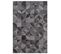 Tapis De Salon Moderne Tissé Plat Rosebud En Polyester - Gris Foncé - 170x240 Cm