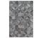 Tapis De Salon Moderne Tissé Plat Rosebud En Polyester - Gris - 140x200 Cm