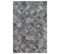 Tapis De Salon Moderne Tissé Plat Rosebud En Polyester - Gris - 240x340 Cm