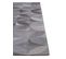 Tapis De Salon Moderne Tissé Plat Rosebud En Polyester - Gris - 240x340 Cm