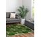 Tapis De Salon Moderne Tissé Plat Black Spice En Polyester - Vert - 200x280 Cm