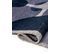 Tapis De Salon Moderne Tissé Plat Black Spice En Polyester - Bleu - 170x240 Cm