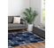 Tapis De Salon Moderne Tissé Plat Black Spice En Polyester - Bleu - 170x240 Cm