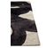 Tapis De Salon Moderne Tissé Plat Yoyo En Polyester - Noir - 170x240 Cm