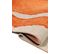 Tapis De Salon Moderne Tissé Plat Yoyo En Polyester - Orange - 80x150 Cm