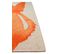 Tapis De Salon Moderne Tissé Plat Yoyo En Polyester - Orange - 80x150 Cm